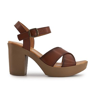 Andrea Comfort Classic Heel Ankle Strap Sandals 76401