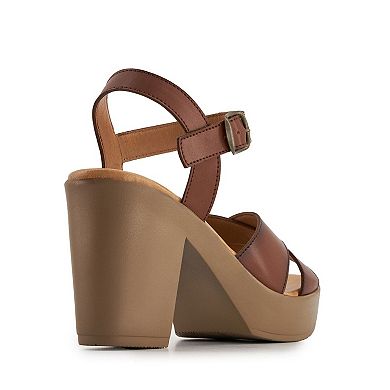 Andrea Comfort Classic Heel Ankle Strap Sandals 76401