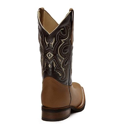 Forastero Boots Shoes Men’s Size 8.5 Texas Cowboy Brown Pull On Round Toe Forastero Men main image 4