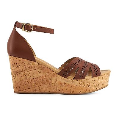 Andrea Cork Wedge Espadrilles 74702