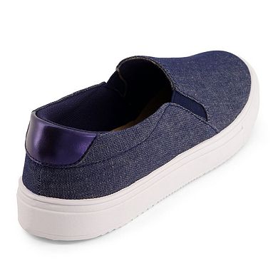 Andrea Casual Slip on Canvas Sneakers 84814