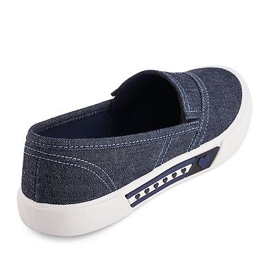 Andrea Canvas Flats For Women, Hearts 76399