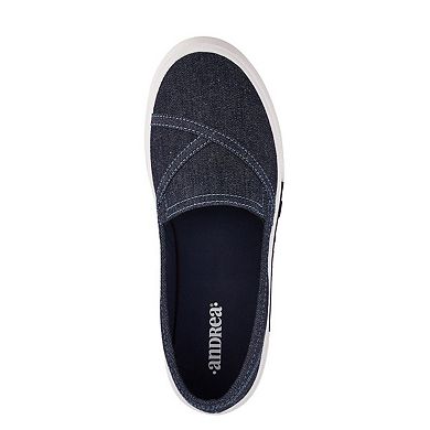 Andrea Canvas Flats For Women, Hearts 76399