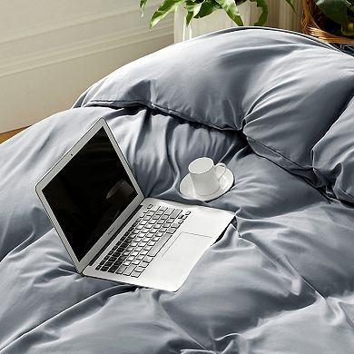 Unikome Ultra Soft Duvet Cover Set 3-Piece Bedding Set with Button Closure