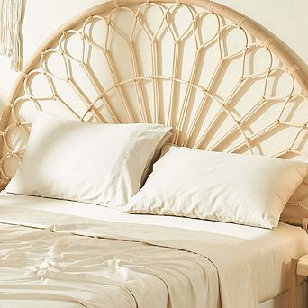 DOZ Long Staple Cotton Pillowcase Set, Soft Sateen Weave, Smooth, Breathable, Cooling