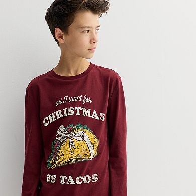 Boys 8-20 Sonoma Goods For Life® Everyday Long Sleeve Graphic Tee