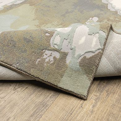 StyleHaven Camelia Faded Abstract Area Rug