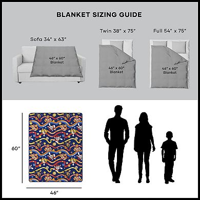 Paw Patrol Believe It Pups Silk Touch Throw Blanket