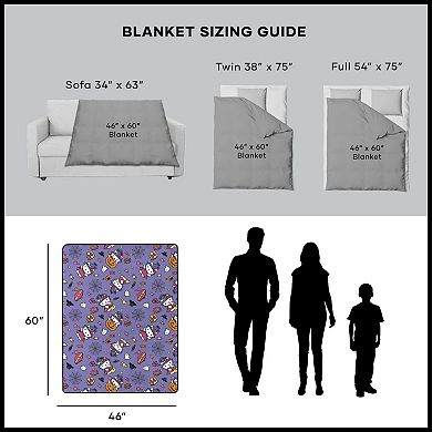 Hello Kitty Treats Silk Touch Throw Blanket
