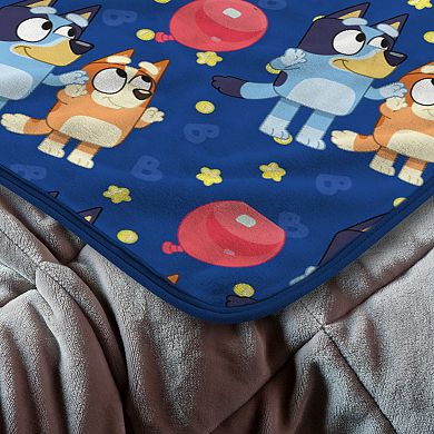 Bluey Balloon Silk Touch Throw Blanket