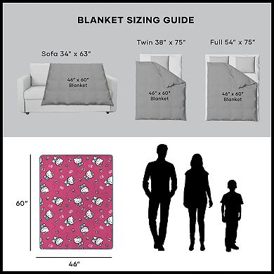 Hello Kitty Sweet Bug Throw Blanket