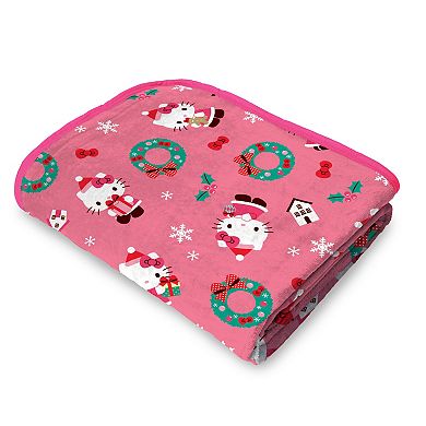 Hello Kitty Festive Silk Touch Throw Blanket