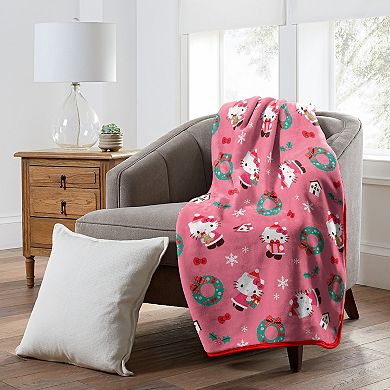 Hello Kitty Festive Silk Touch Throw Blanket