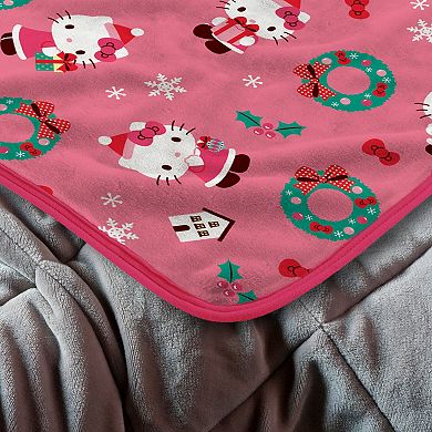 Hello Kitty Festive Silk Touch Throw Blanket