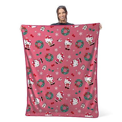 Hello Kitty Festive Silk Touch Throw Blanket