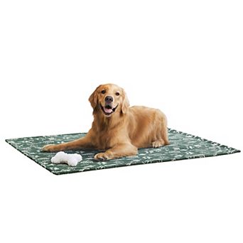 Friends Forever Dog Pet Throw Blanket & Bone Toy Set
