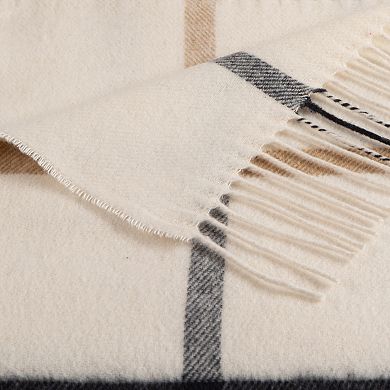 Discover Europe La Limonaia Tessuti Windopane Throw Blanket