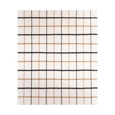 Discover Europe La Limonaia Tessuti Windopane Throw Blanket