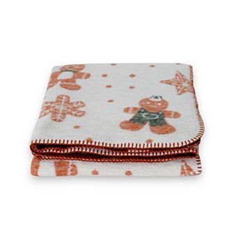 Discover Europe Cotton Edition Gingerbread Plush Throw Blanket