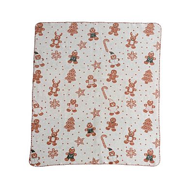 Discover Europe Cotton Edition Gingerbread Plush Throw Blanket