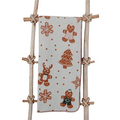 Discover Europe Cotton Edition Gingerbread Plush Throw Blanket