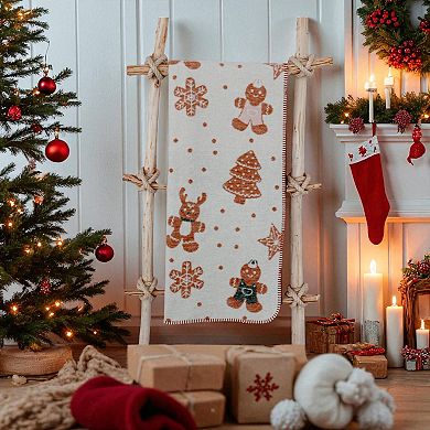 Discover Europe Cotton Edition Gingerbread Plush Throw Blanket