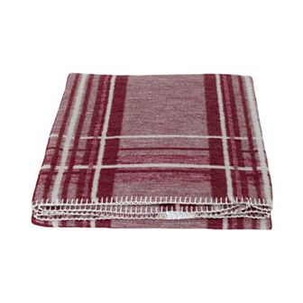 Discover Europe Plaid Plush Throw Blanket