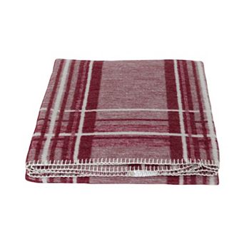 Discover Europe Plaid Plush Throw Blanket