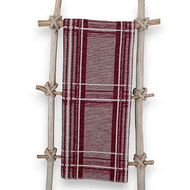 Discover Europe Plaid Plush Throw Blanket