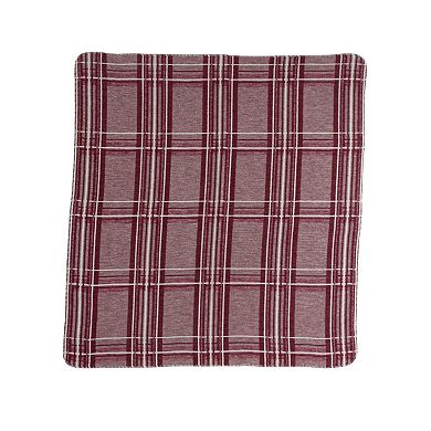 Discover Europe Plaid Plush Throw Blanket