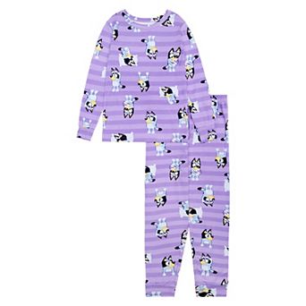 Girls 4-8 Bluey 2 pc "Ready To Sleep Mode" Pajama Top & Pajama Bottoms Set