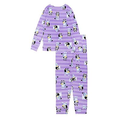 Girls 4-8 Bluey 2-pc. "Ready To Sleep Mode" Pajama Top & Pajama Bottoms Set
