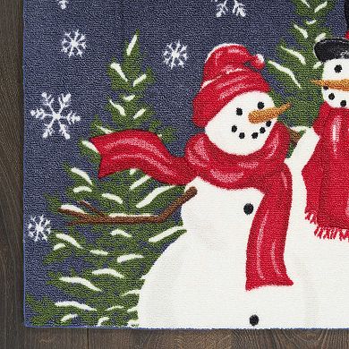 St. Nicholas Square® Snowman Holiday Throw Rug or Runner