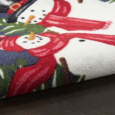 St. Nicholas Square® Snowman Holiday Throw Rug or Runner