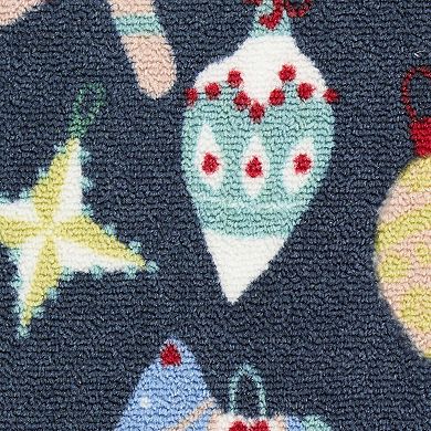 St. Nicholas Square® Holiday Ornaments 19.5" x 30" Throw Rug