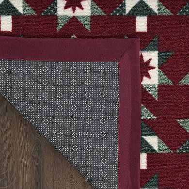 St. Nicholas Square® Quilted Holiday 19.5" x 30" Throw Rug
