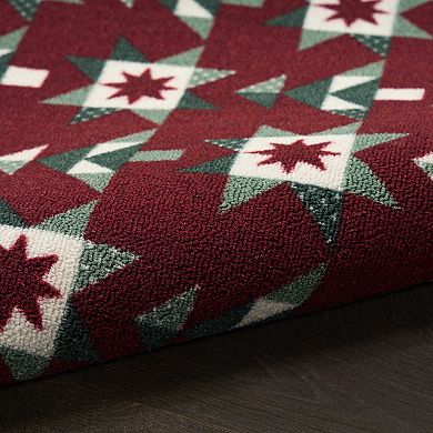 St. Nicholas Square® Quilted Holiday 19.5" x 30" Throw Rug
