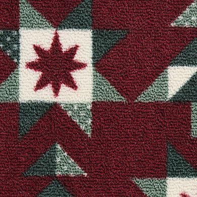 St. Nicholas Square® Quilted Holiday 19.5" x 30" Throw Rug
