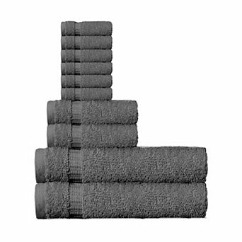 Wear Sierra Hamptons Luxury Turkish Towel Set 10 pc Ultra Soft Towels For Home and Spa
