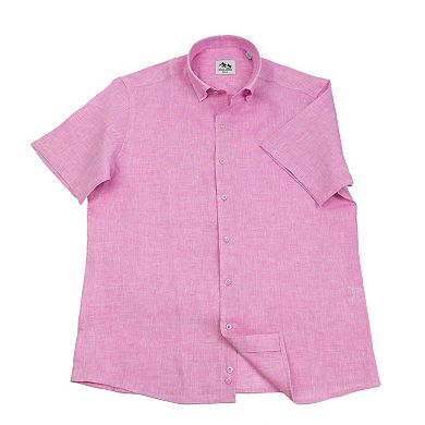 Wear Sierra Linen Top Shelf Short-Sleeved Button-Down Shirt for Men
