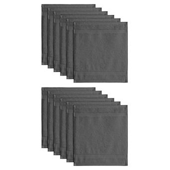 Wear Sierra Hamptons Luxury Washcloth Set, 12 pc Set for Home and Spa, Quick Drying Soft Towel