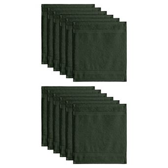 Wear Sierra Hamptons Luxury Washcloth Set, 12 pc Set for Home and Spa, Quick Drying Soft Towel