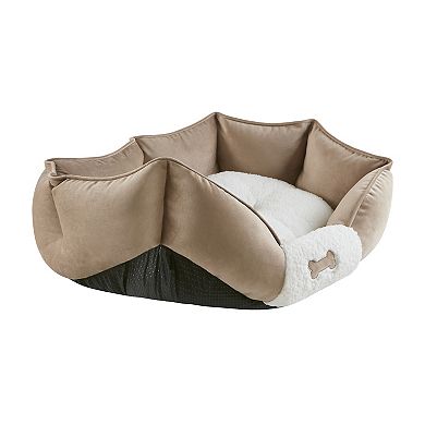 Friends Forever Tufted Cuddler Pet Bed
