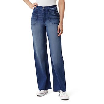 Juniors' WallFlower Fearless Curvy High Rise Vintage Wide Leg Jeans