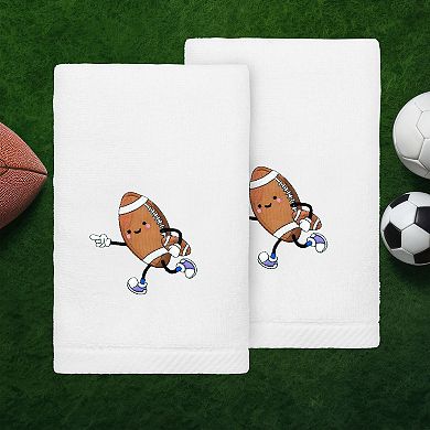 Linum Home Textiles Turkish Cotton Football Player Hand Towels 2-pk.