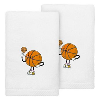 Linum Home Textiles Turkish Cotton Basketball Player Hand Towels 2 pk