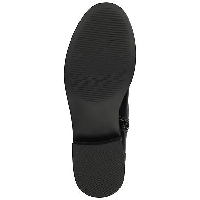 Journee Dressage Women's Knee-High Riding Boots In Regular & Wide Calf