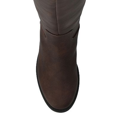 Journee Gema Women's Knee-High Riding Boots In Regular, Wide Width, Wide Calf & Extra Wide Calf