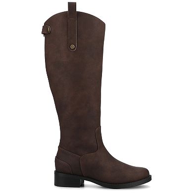 Journee Gema Women's Knee-High Riding Boots In Regular, Wide Width, Wide Calf & Extra Wide Calf