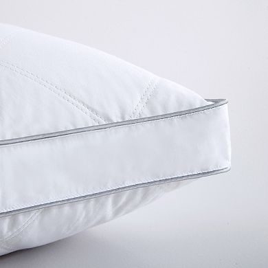 Unikome Goose Feather Down Pillow High Loft 2 Pack, 100% Cotton Shell